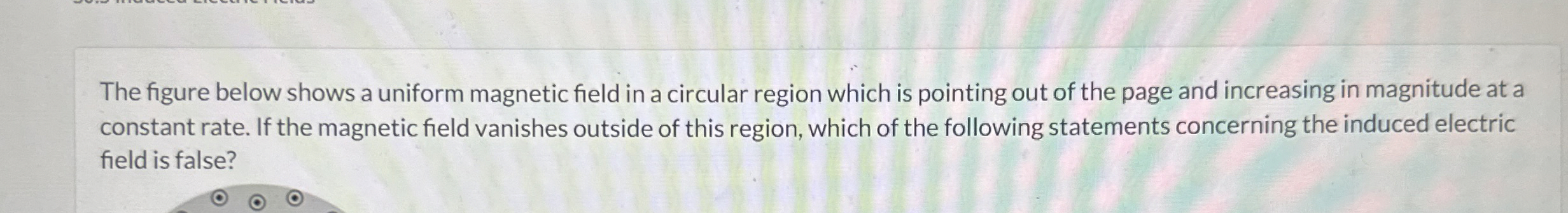 Solved The figure below shows a uniform magnetic field in a | Chegg.com
