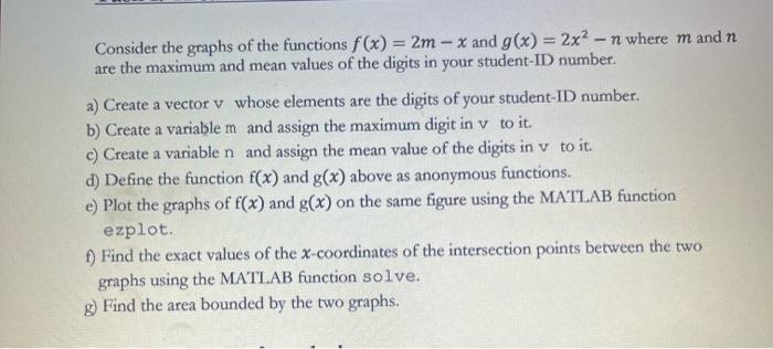 Solved use matlab show me the graph and write all the | Chegg.com