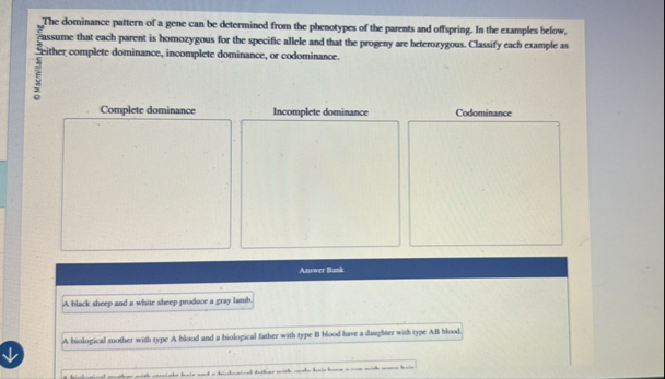 Solved The dominance pattern of a gene can be determined | Chegg.com