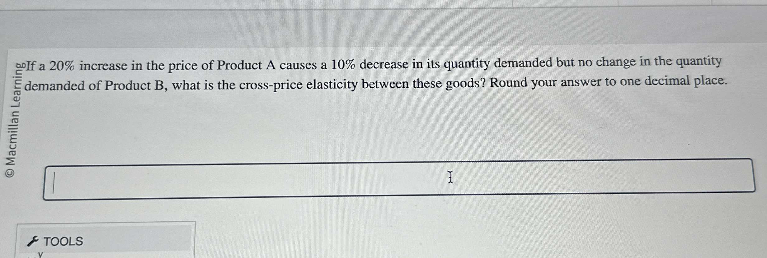 Solved moIf a 20% ﻿increase in the price of Product A causes | Chegg.com