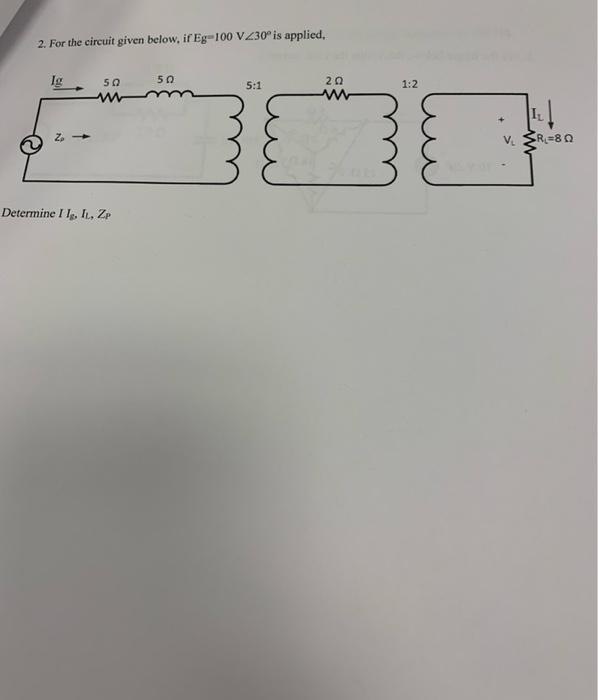 Solved in the AC series and parallel circuit . do ohm's law | Chegg.com