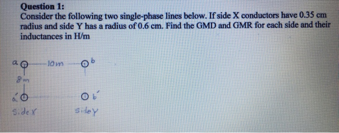 Solved Question 1: Consider the following two single-phase | Chegg.com