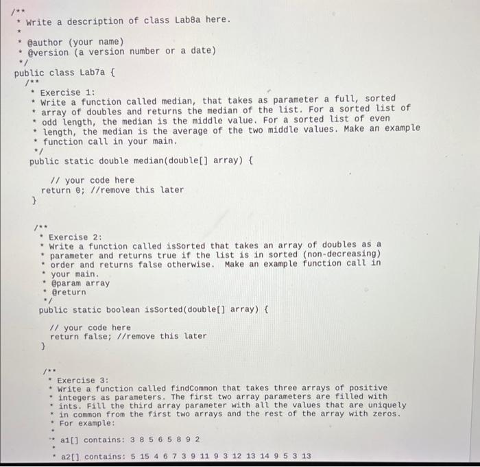 Solved lab 8: i need help with all parts, and sections this | Chegg.com