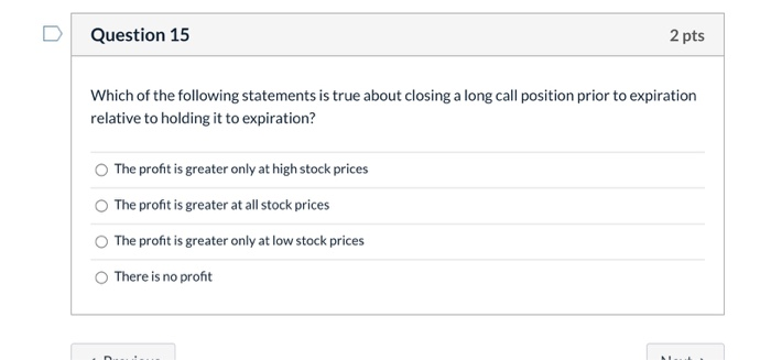 Solved Question 11 2 pts Which of the following is the best | Chegg.com