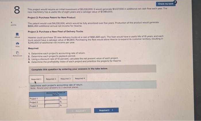 Solved This project would require an initial imvestment of | Chegg.com