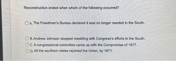 QUESTION 3: How did Jim Crow impact conditions for | Chegg.com