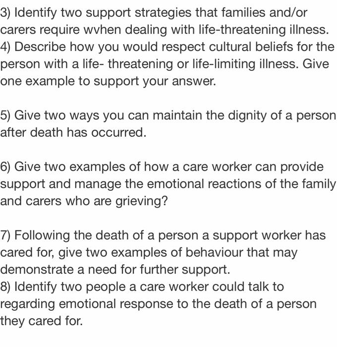 Solved 3 Identify Two Support Strategies That Families Chegg