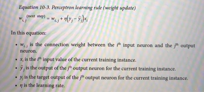 Solved 4. 12 points Let's consider the Perceptron algorithm | Chegg.com