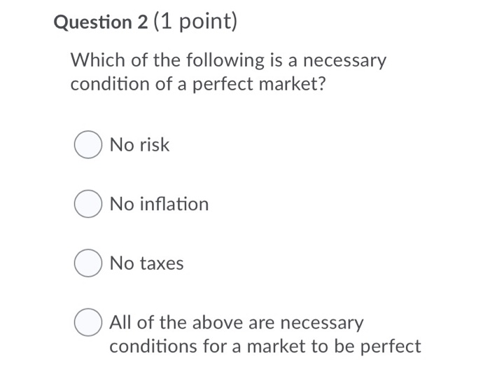 Solved Question 2 (1 point) Which of the following is a | Chegg.com