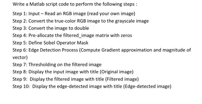 Solved Write a Matlab script code to perform the following | Chegg.com