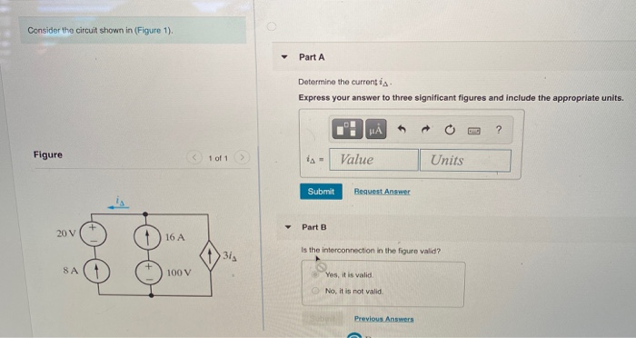 Solved Consider the circuit shown in (Figure 1). Part A | Chegg.com