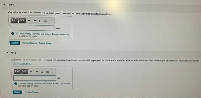 Solved how can i solve for Parts C and D (parts a and b are | Chegg.com