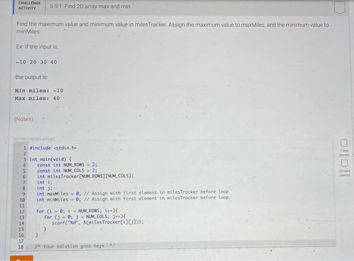 solved-challenge-activity-5-9-1-find-2d-array-max-and-min-chegg