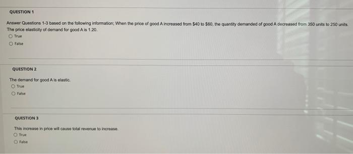 Solved QUESTION 1 Answer Questions 1-3 based on the | Chegg.com