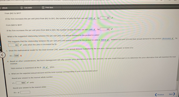 Solved For most products, higher prices result in a | Chegg.com