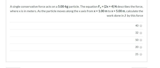 Beautiful A Single Conservative Force Acts On A 5.00 Kg Particle Scene in 4K Beautiful A Single Conservative Force Acts On A 5.00 Kg Particle Scene in 4K