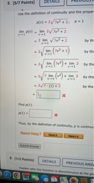 Solved Use the definition of continuity and the proper | Chegg.com