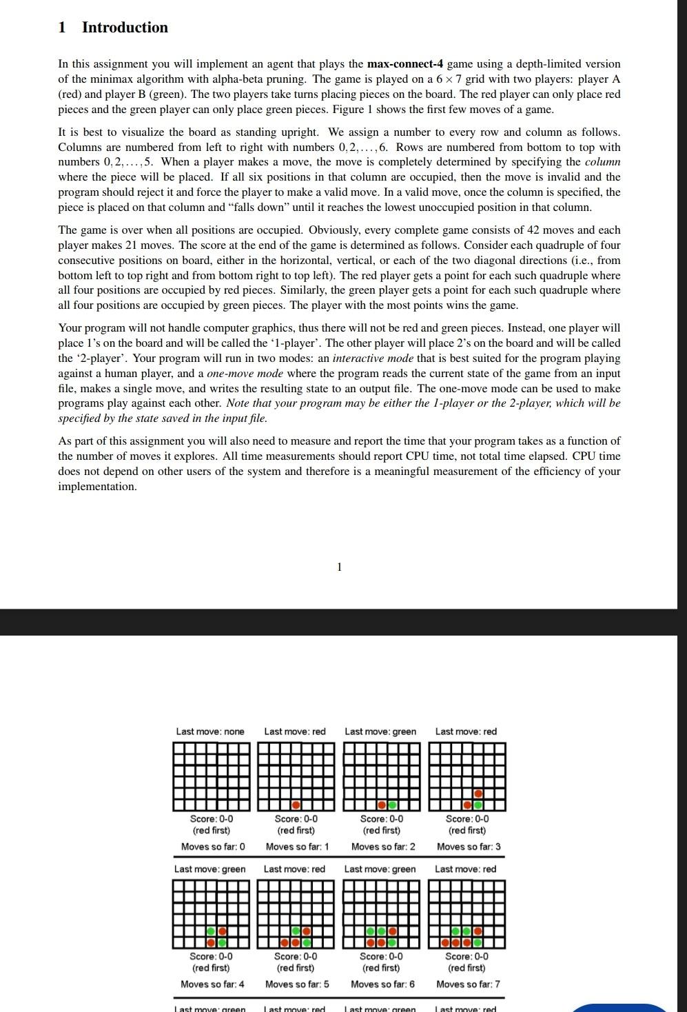 Solved 1 Introduction In this assignment you will implement | Chegg.com