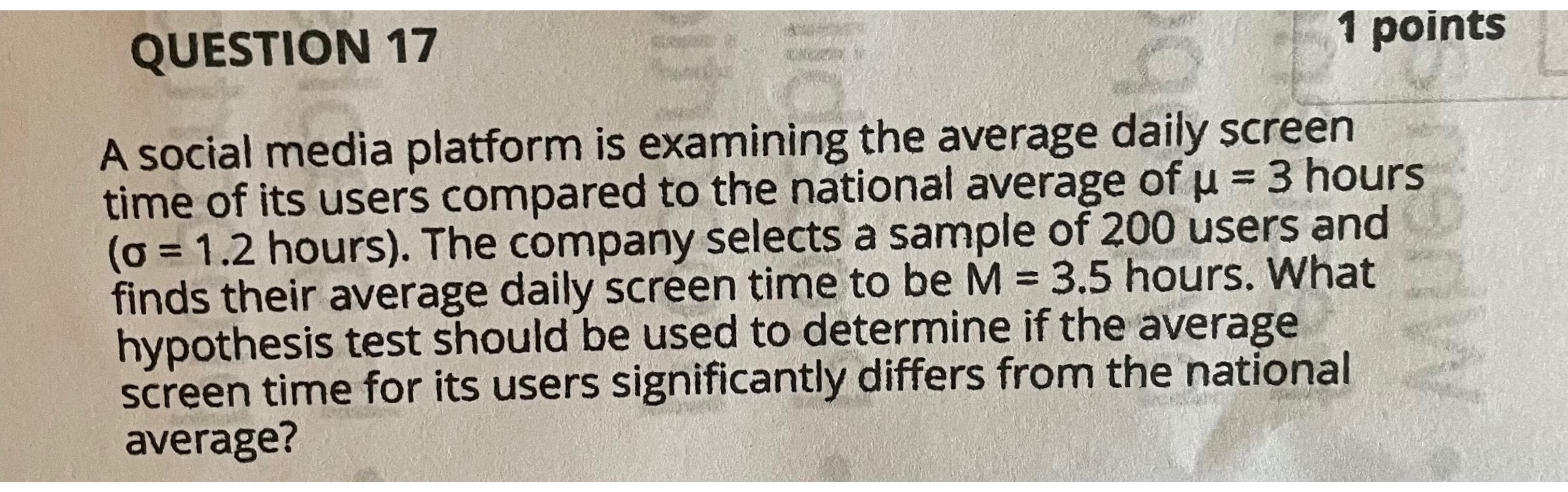 Solved QUESTION 171 ﻿pointsA social media platform is | Chegg.com