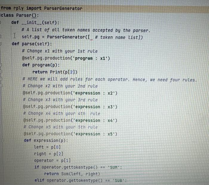 Solved Enter rules in this code, and if there is a | Chegg.com