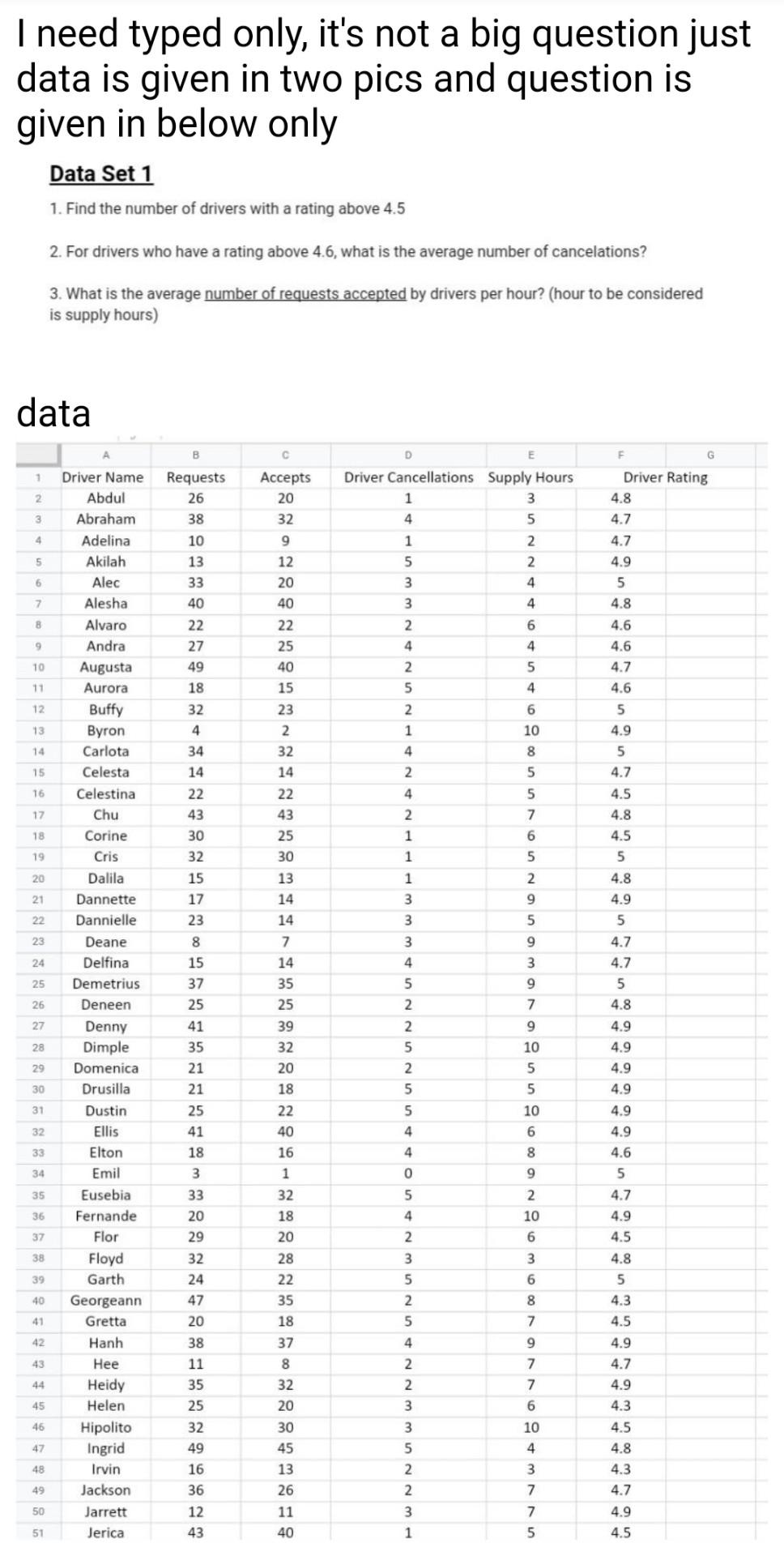 Solved only do in excel with steps of each so that i can do chegg