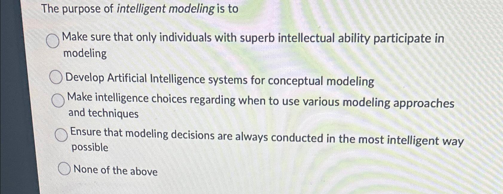 Intellectual Abilities of Artificial Intelligence