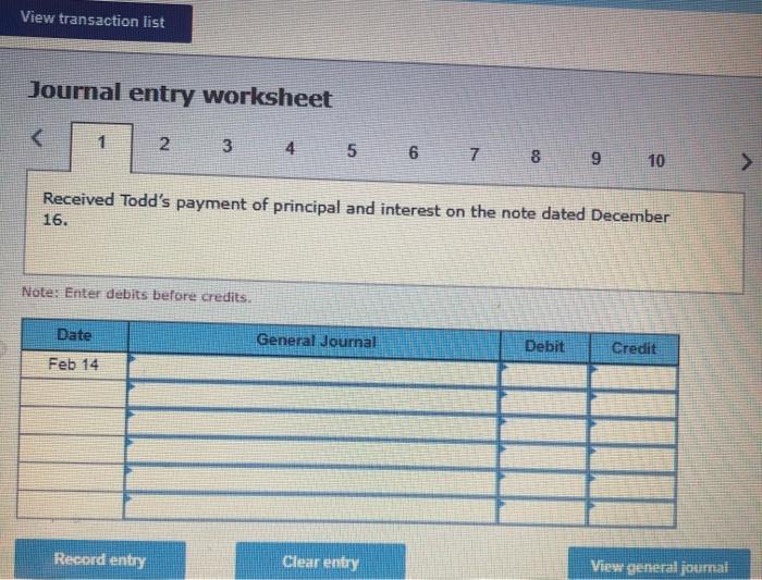 Solved Year 1 Dec. 16 Accepted A(n) $12,800, 6e-day, S Note | Chegg.com