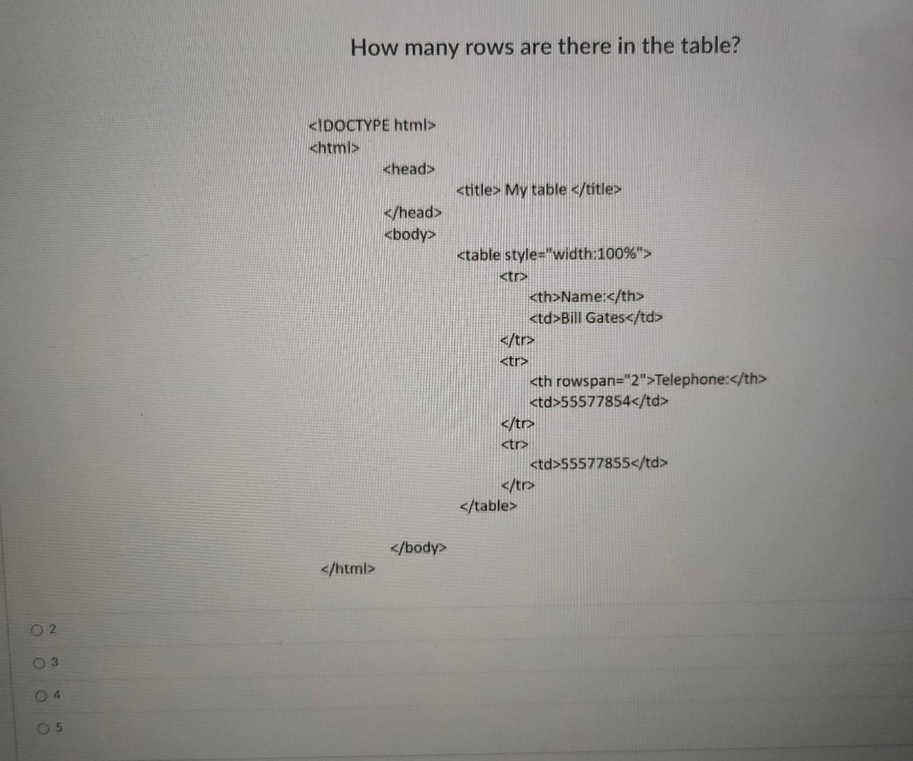 Solved How many rows are there in the table? My | Chegg.com