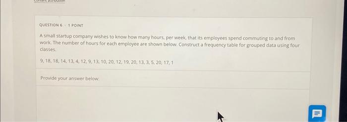 Solved QUESTION 6 - 1 POINT A small startup company wishes | Chegg.com