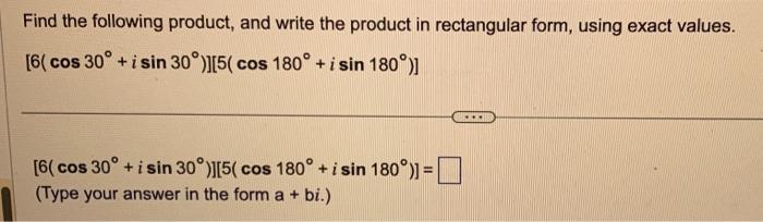 Solved Find the following product, and write the product in | Chegg.com