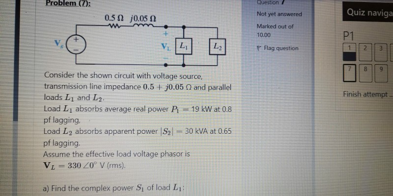 Solved Problem 7 Question Not Yet Answered Quiz Naviga Chegg Com