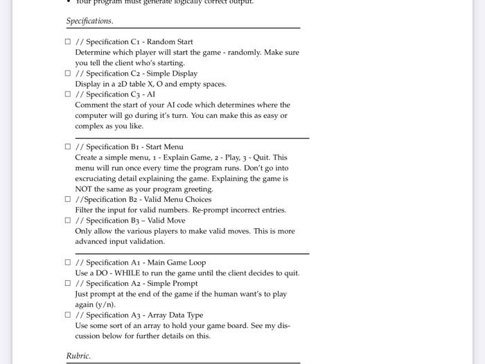 Solved Problem. You are going to program a game of | Chegg.com