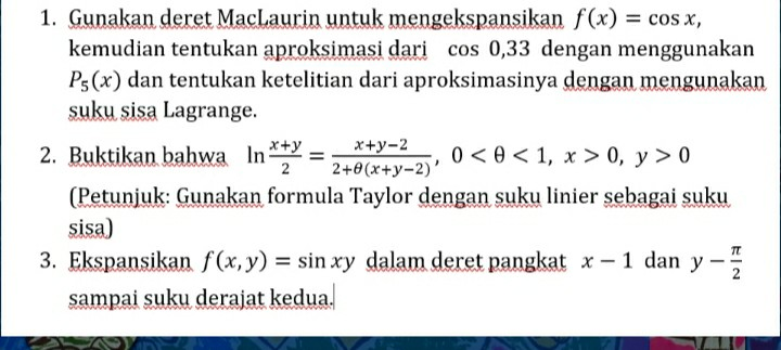 Solved Questions 1 Use Maclaurin Series To Expression F Chegg Com