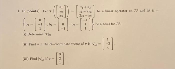 Solved 1. (6 Points) Let | Chegg.com