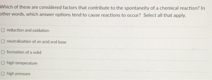 Solved Which of these are considered factors that contribute | Chegg.com