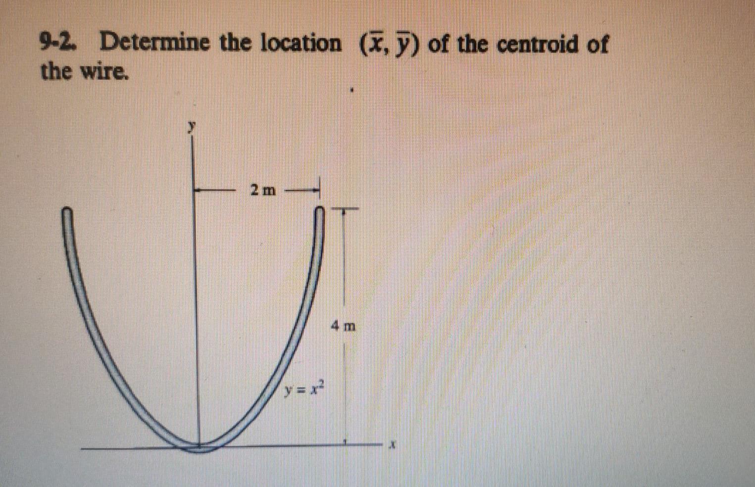 Solved 9-2. Determine the location (1) of the centroid of | Chegg.com