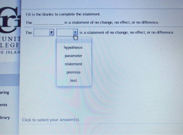Solved Fill in the blanks to complete the statement. The is | Chegg.com