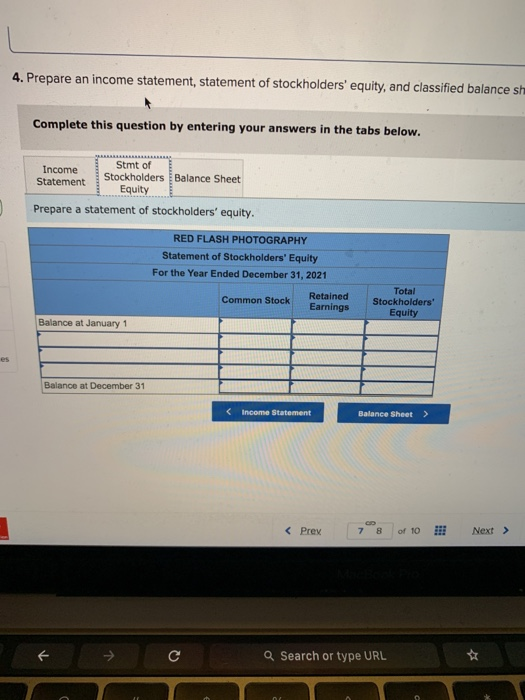 Statement of changes in stockholder equity image