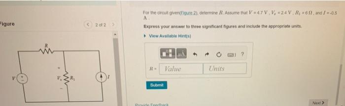 Solved Figure 1 of 2 > For the circuit given(Figure 21 | Chegg.com