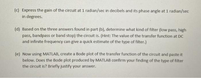 Solved 2. A circuit is shown below. R1 1MO Vin C1 The Vout | Chegg.com