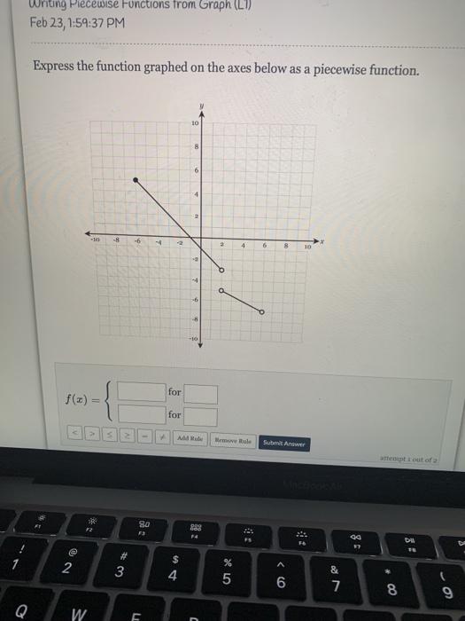 Solved Writing Piecewise Fonctions from Graph (L1) Feb 23, | Chegg.com