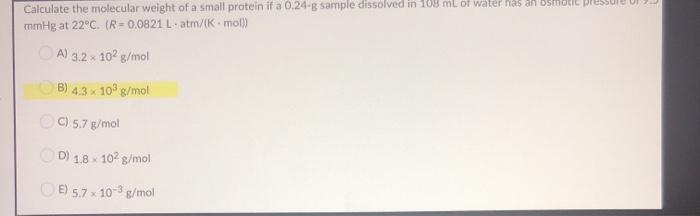 Solved I already know the answer is B, I just need to know | Chegg.com