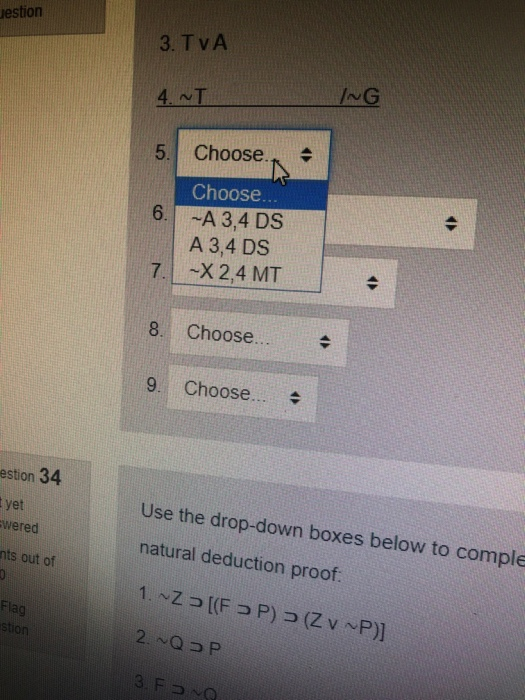 Solved Use the drop-down boxes below to complete the | Chegg.com