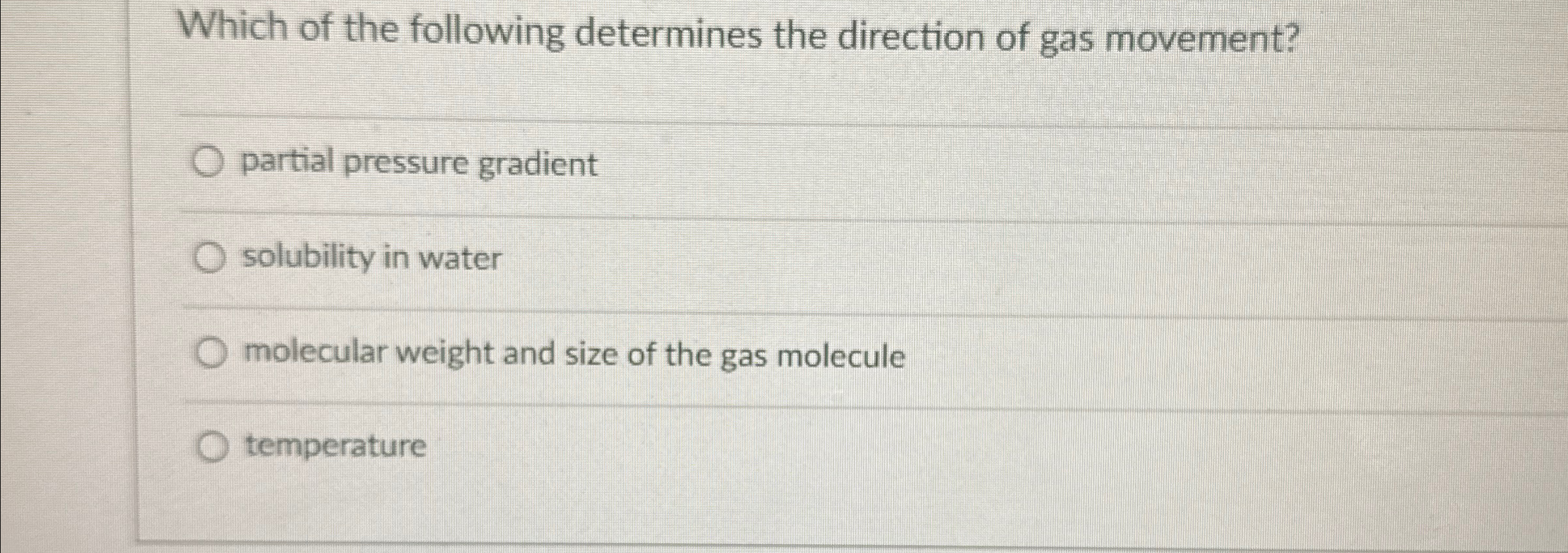 Solved Which of the following determines the direction of | Chegg.com