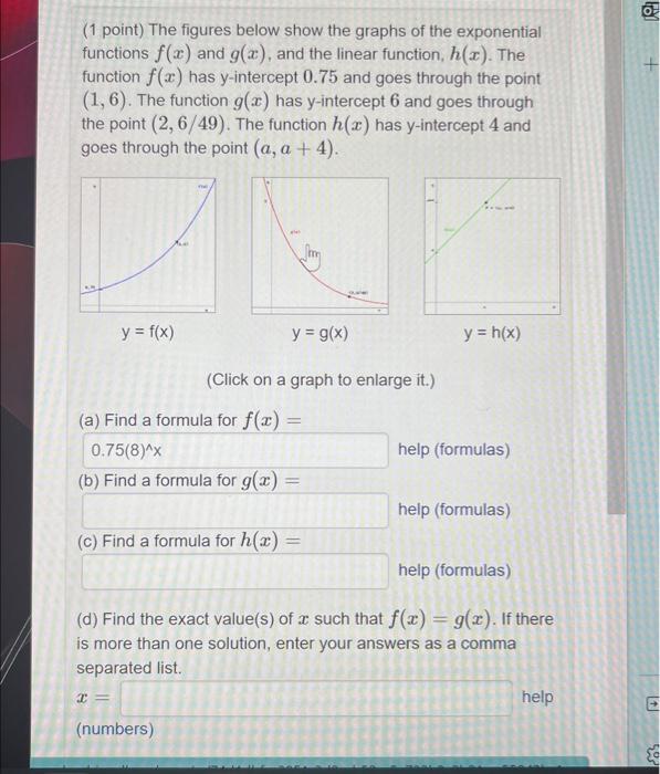 Solved please find a), b) and the 'x=' in the first | Chegg.com