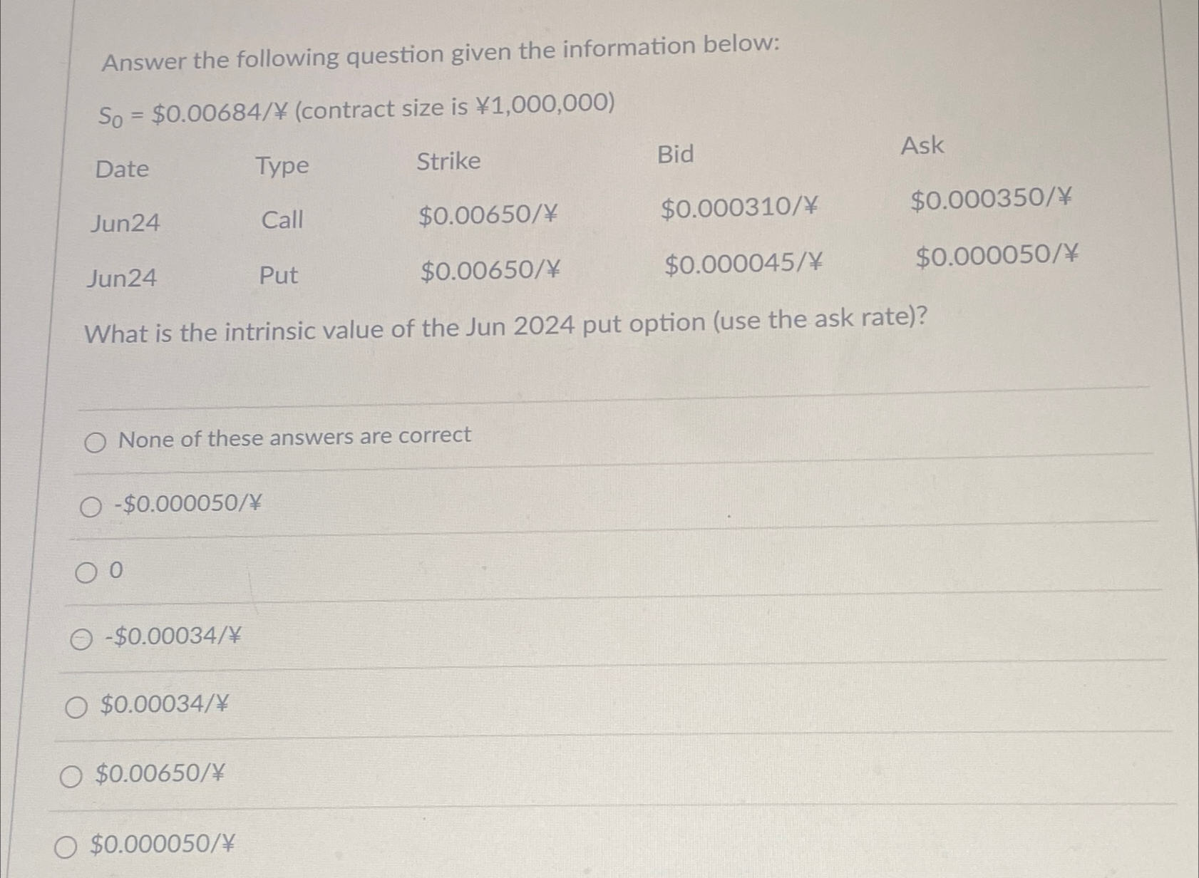 Solved Answer the following question given the information | Chegg.com