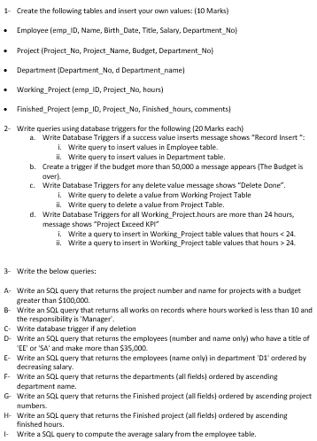 Solved In simple and accurate SQL please, thank you! | Chegg.com