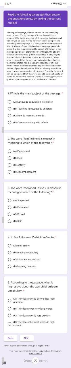 Solved AL Read the following paragraph then answer the | Chegg.com