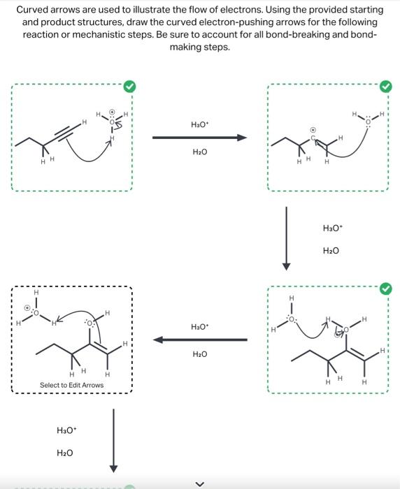 Solved Curved arrows are used to illustrate the flow of | Chegg.com