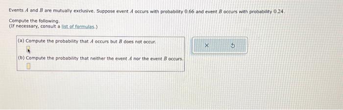 Solved Events A And B Are Mutually Exclusive. Suppose Event | Chegg.com